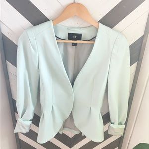 H&M peplum blazer